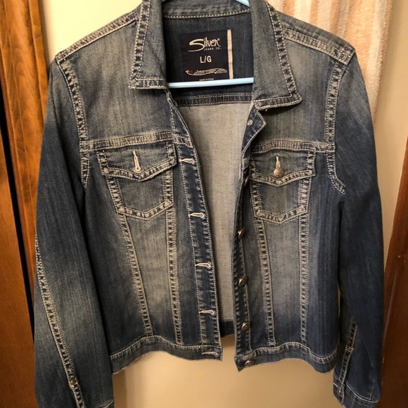 silver jeans jean jacket